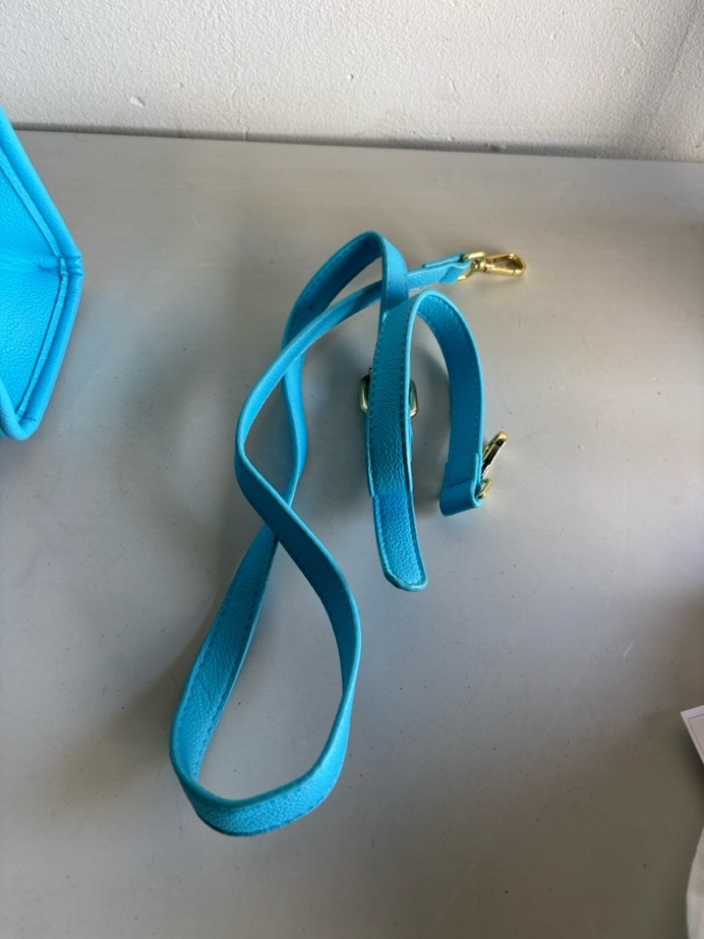 Aqua Blue Mini Bag - Picture 5 of 5